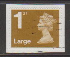 GB QE II Machin SG U2971 - 1st Large Gold  - MA10 -  Source B  