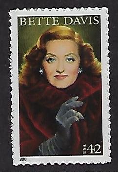 Catalog # 4350 Single Stamp Bette Davis Legends of Hollywood Movie Actress