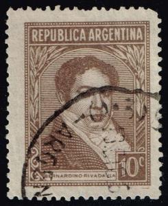 Argentina #490 Bernardino Rivadavia; Used (0.25)