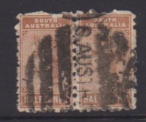 South Australia Sc#104 Used Pair Perf 13