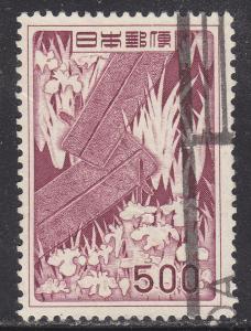 Japan 609 Bridge & Iris 1955