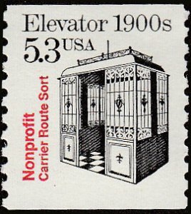 # 2254 MINT NEVER HINGED ( MNH ) 1900''S ELEVATOR'