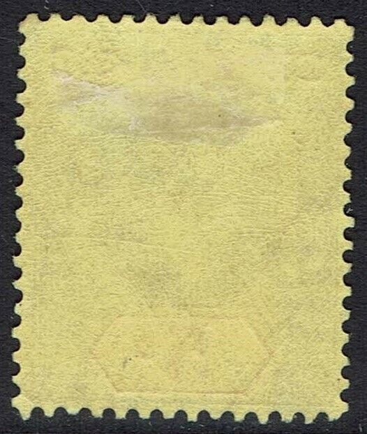 FIJI 1922 KGV 5/- DIE II WATERMARK MULTIPLE SCRIPT CA