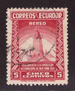 Ecuador Scott C81 used airmail stamp