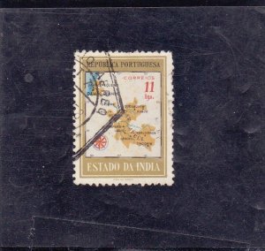 PORTUGUESE INDIA STAMP (1957)   AF # 463