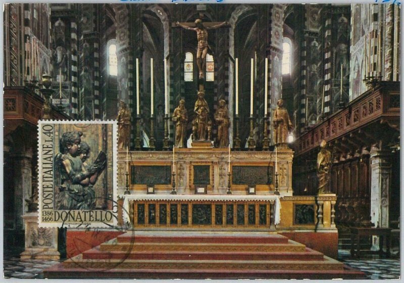 48370 - ITALY - MAXIMUM CARD - ART / RELIGION: Donatello 1966-