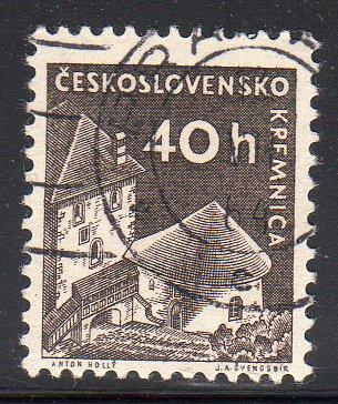 Czechoslovakia 974 - Used - Kremnica Castle (2)