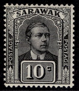 SARAWAK GV SG83, 10c black, M MINT.