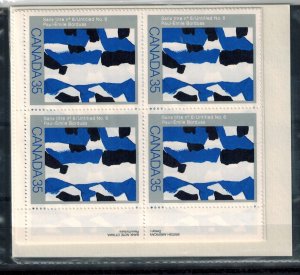 Canada 889 MNH VF Matched Set of 4 corners  unopened