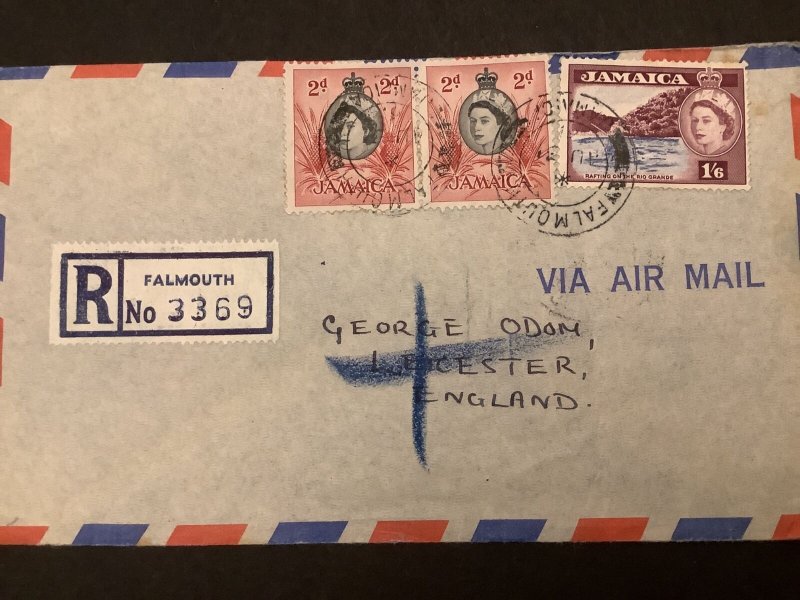 Jamaica 1961  Air Mail Registered  Stamp Cover R40815