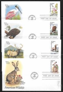 United States, 2286-2335, Wildlife Artcraft First Day Cover FDC