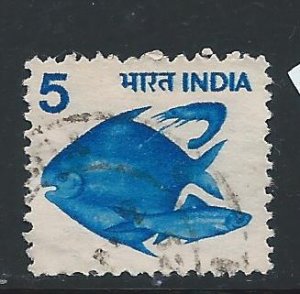 India 837 - Used - Fish