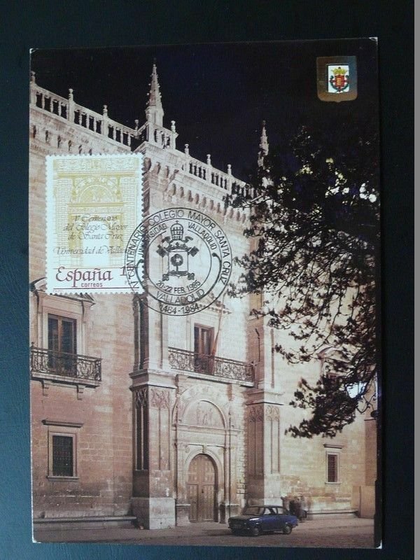 architecture palace Santa Cruz Valladolid maximum card Spain 71297