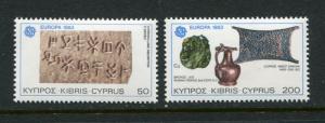 Cyprus #595-6 MNH Europa 83