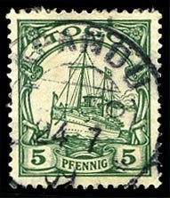 German Colonies, Togo #8 (Mi. 8), 1900 5pf green, Kpandu cancel