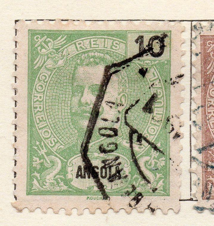 Angola 1898 Early Issue Fine Used 10r. 130087