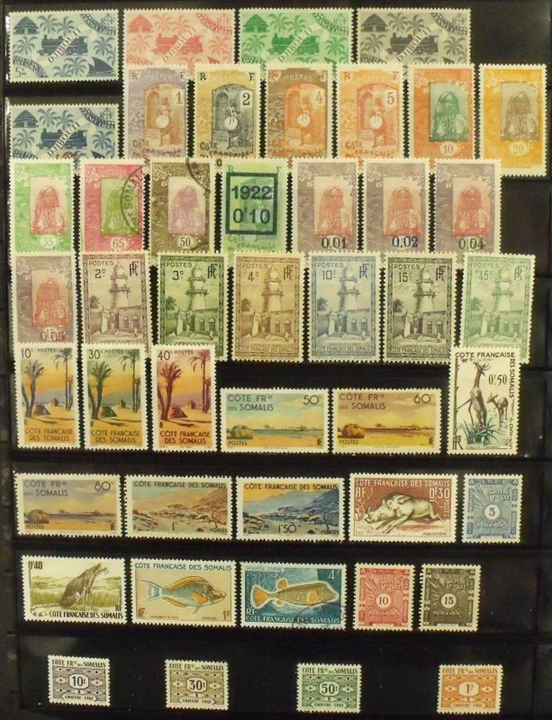 A1777   SOMALI COAST        Collection                        Mint/Used
