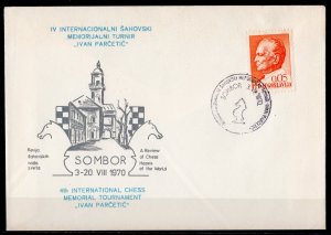 Yugoslavia 1970 CHESS IV TOURNAMENT MEMORIAL IVAN PARCETIC Cover