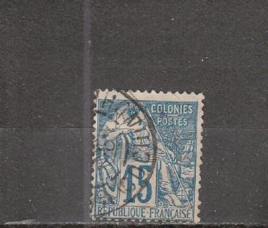 French Colonies  Scott#  51  Used  (1881 Commerce)