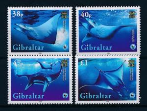 [53894] Gibraltar 2006 Marine life WWF Great devil ray MNH