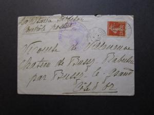 France 1916 Ministry of War Cover / Light Fold - Z7079