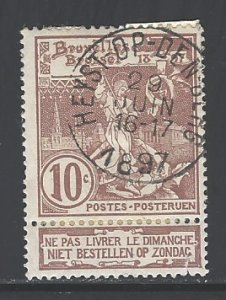 Belgium Sc # 81 used (RS)