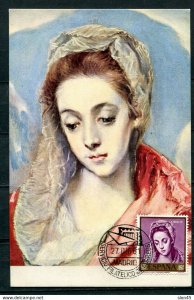 Spain 1961 Maxi card Hospital de Tavera Toledo El Greco  11150