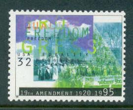 2980 32c Suffrage Fine MNH