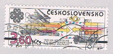 Czechoslovakia 2453 Used Wave Patterens 1983 (BP4392)