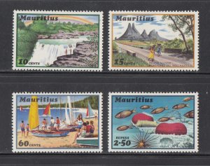 Mauritius Scott #381-384 MH