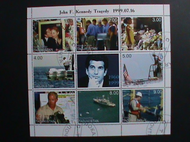 TAJIKISTAN-1999-JOHN F. KENNEDY TRAGEDY -MNH SHEET. VERY RARE