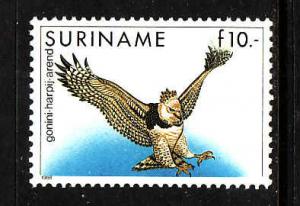 Suriname-Sc#729-unused NH 10g Harpy Eagle-Birds-1991-