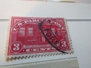 US Stamps, Scott Q3 used,  1912,