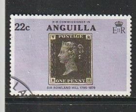 1979 Anguilla - Sc 351 - used VF - 1 single - Penny Black