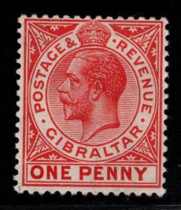 GIBRALTAR  Scott 67 MH* 1912 KGVI stamp, wmk 3