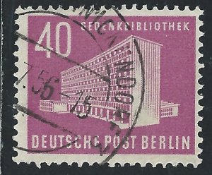 Germany - Berlin #Mi122 40pf Amerika Gedenk bibliothek am Halleschen Tor