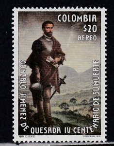 Colombia # C678, Spanish Conquistador, Mint NH..