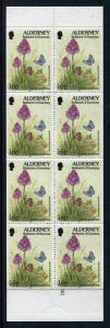 Alderney 816, MNH, Booklet + stamps Insects-Butterflies 1998. x26163