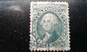 US #68 used pulled perf e194.4098