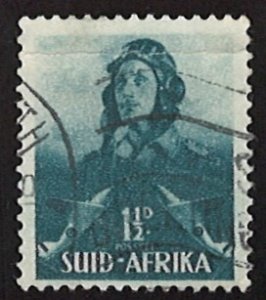 1941 War Effort 1 1/2c South Africa (LL-88)