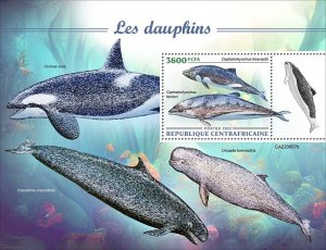C A R - 2022 - Dolphins - Perf Souv Sheet - Mint Never Hinged