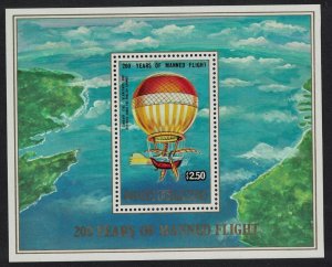 Cook Is. Bicentenary of Manned Flight MS 1984 MNH SG#MS944