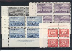 Canada, 311-14, Postal Administration Blocks (4),**MNH**