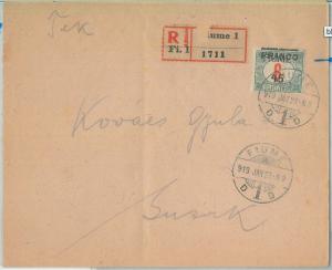 BK0026 OCCUPATIONS - Postal History: RIVER sass. # 29f on Recommended ENVELOPE-