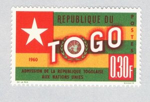 Togo 386 MLH Togo Flag 1 1961 (BP67711)