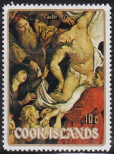 Cook Islands 1973 MH Sc #347 10c Descent from the Cross Rubens Easter