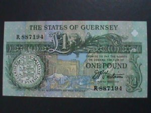 GUERNSEY-  THE STATES OF GUERNSEY VERY OLD UNCIRCULATED CURRENCY VERY FINE