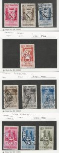 Venezuela, Postage Stamp, #C394-6, C424, C430-2, C456, C458-9 Used, 1951-4