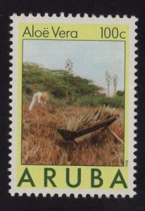 Aruba   #31 MNH  1988   aloe vera plant  100c