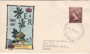 Tokelau # 4, Coronation of Queen Elizabeth, First Day Cover